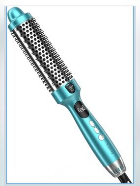 Ionic 1.5” Ceramic Blowout Brush Dual Voltage 9-Heat Settings Medium/Long Hair